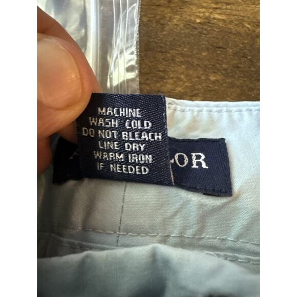 Ann Taylor Light Blue Stretch Cotton Cropped Pants | Size 6 - Picture 7 of 8